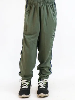 9Yrs - 14Yrs Green Jersey Trouser For Boys LF BT22