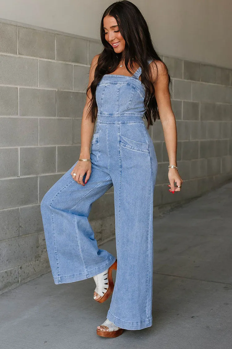 Avery Denim Jumpsuit