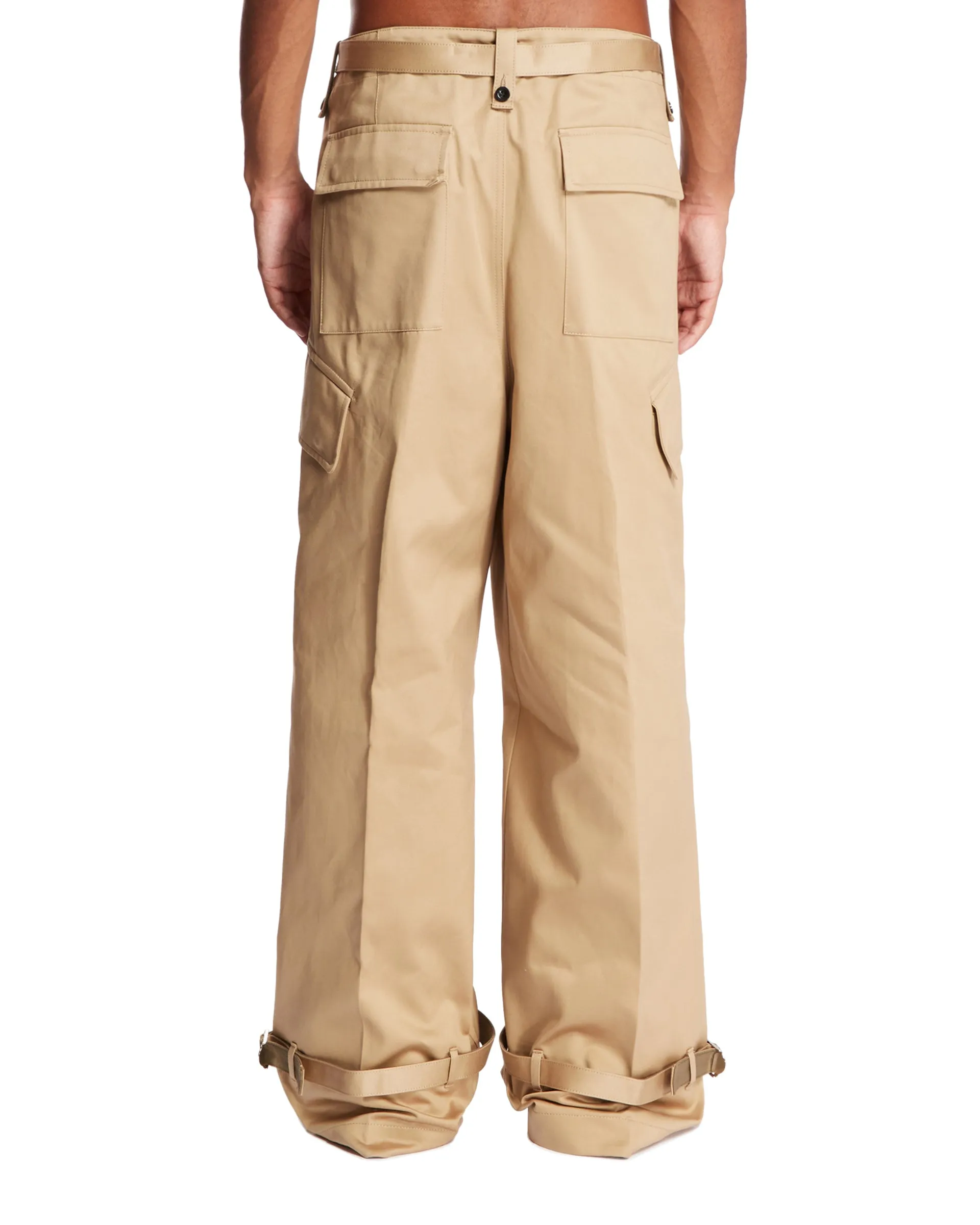 Beige Cargo Pants