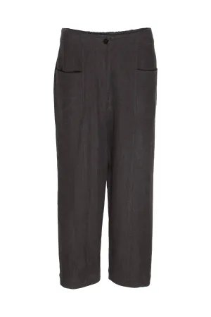 Hip Pocket Pant - Graphite Linen 9728