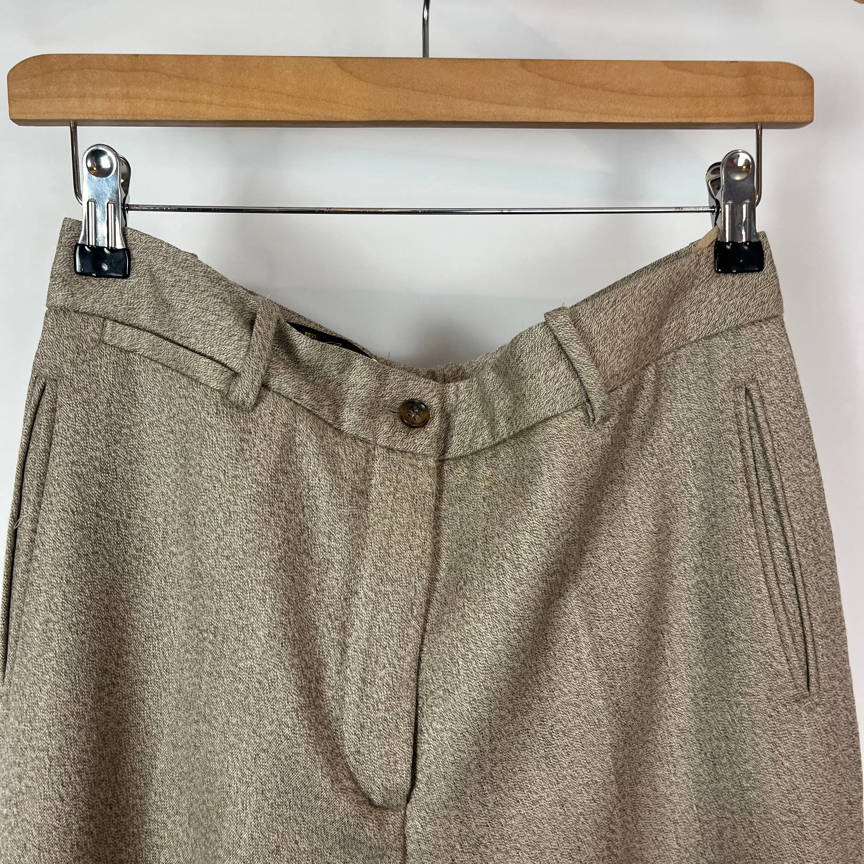 Loro Piana £1490 Beige Marl Cashmere Pants M