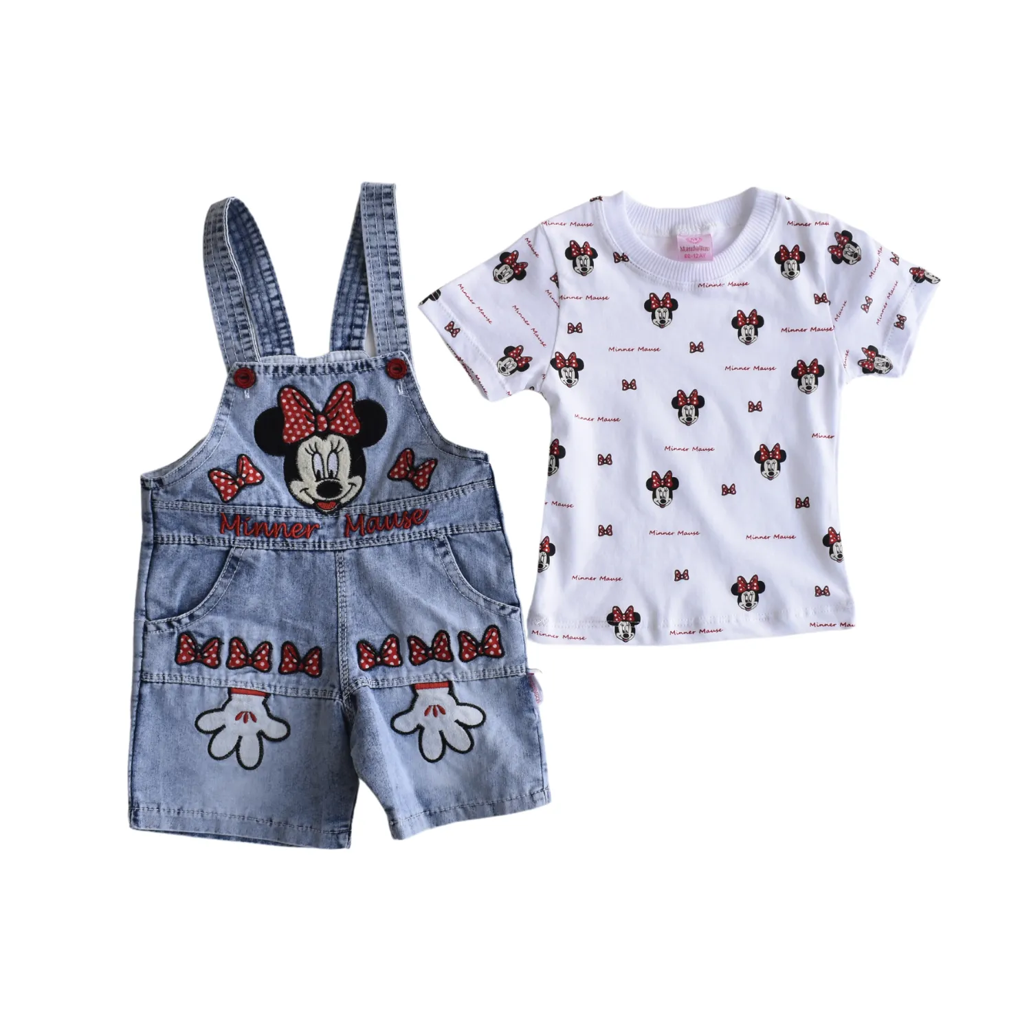 Stylish Minnie Girls Jumper Set