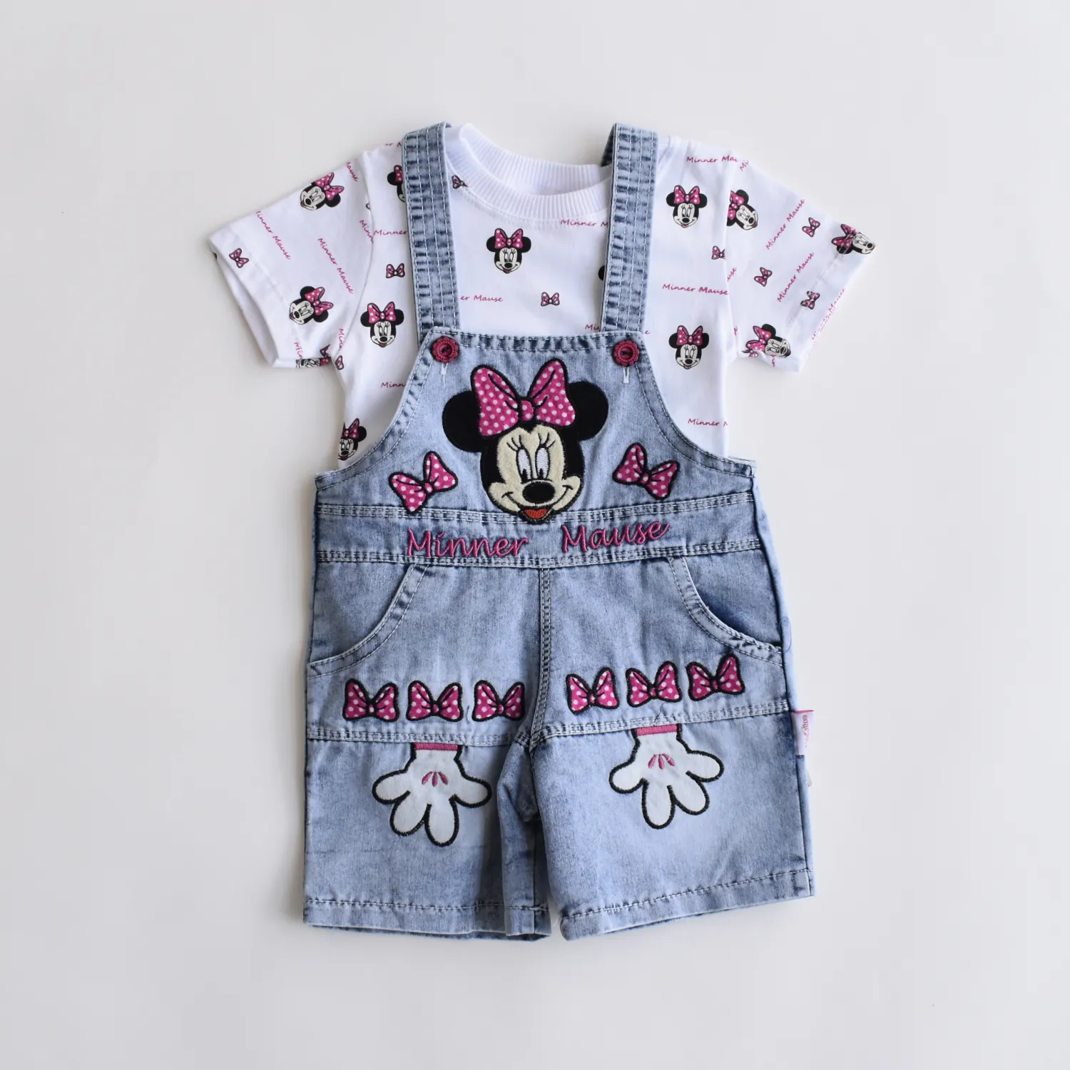 Stylish Minnie Girls Jumper Set