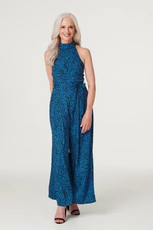 Printed Wide Leg Jumpsuit