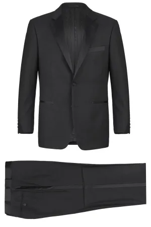 "Gaston" Black 2-Button Notch Tuxedo (2-Piece Set)